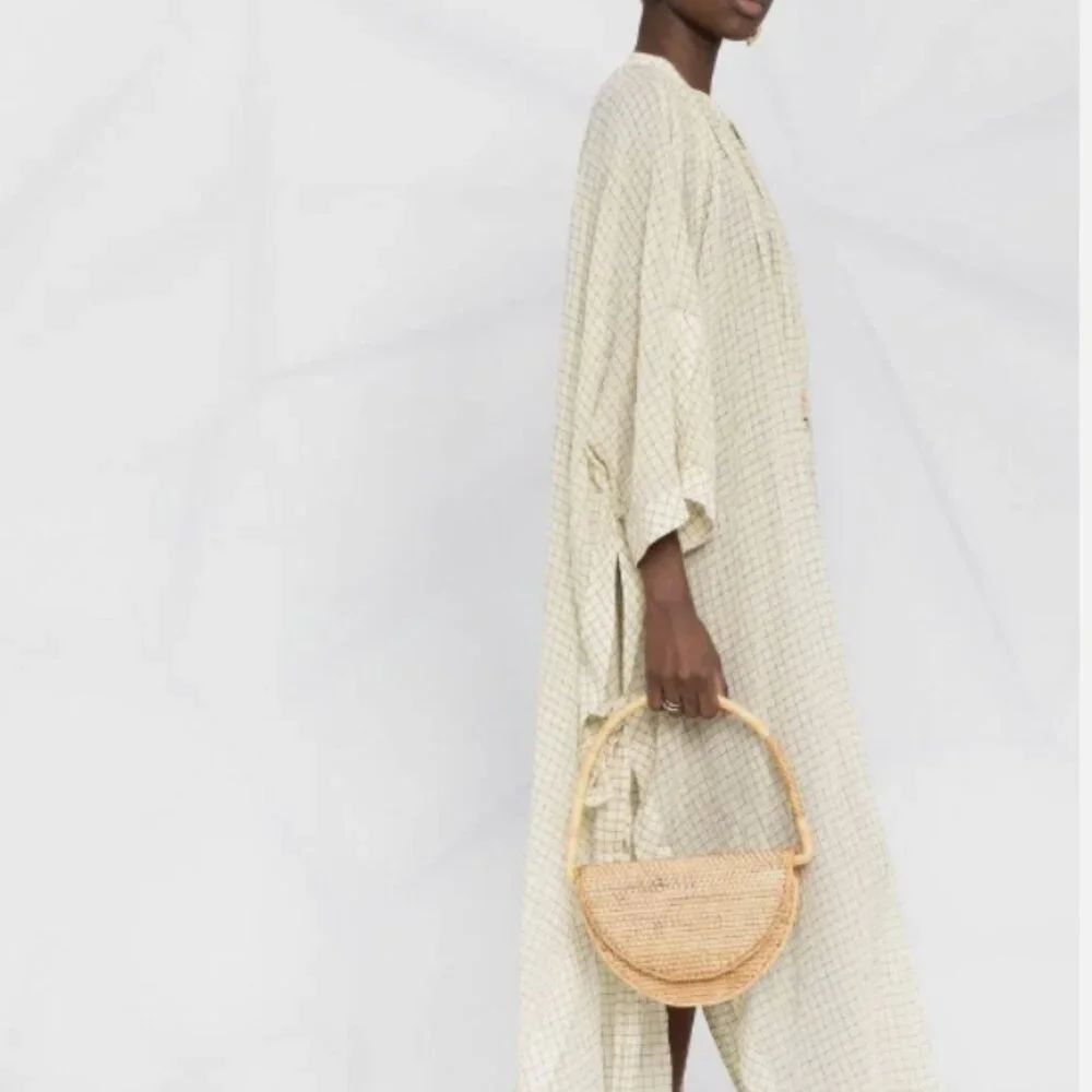 CULT GAIA Ryka Rattan Handbag Top Handle Shoulder Bag - Brand New - Picture 2 of 3